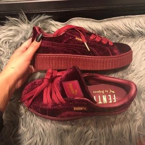 FENTY puma velvet shoes